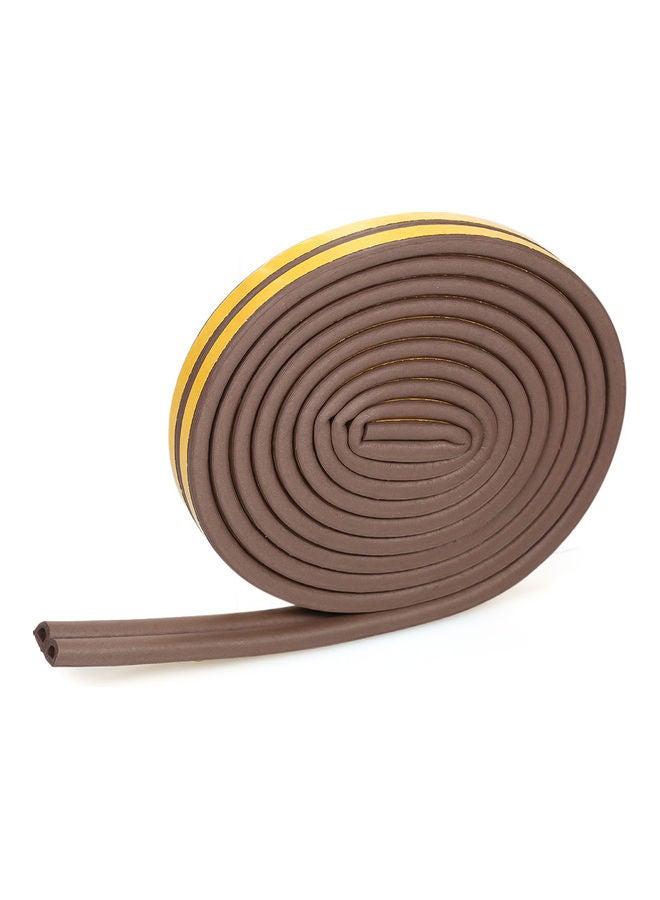 شريط لاصق من الإسفنج ذاتي اللصق من نوع دي للباب والشباك بني 15 x 1.8 x 12سم - Image 1