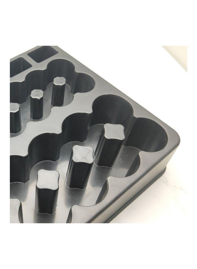 Generic Removable Portable Cell Organizer Storage Case Black  - Image 3