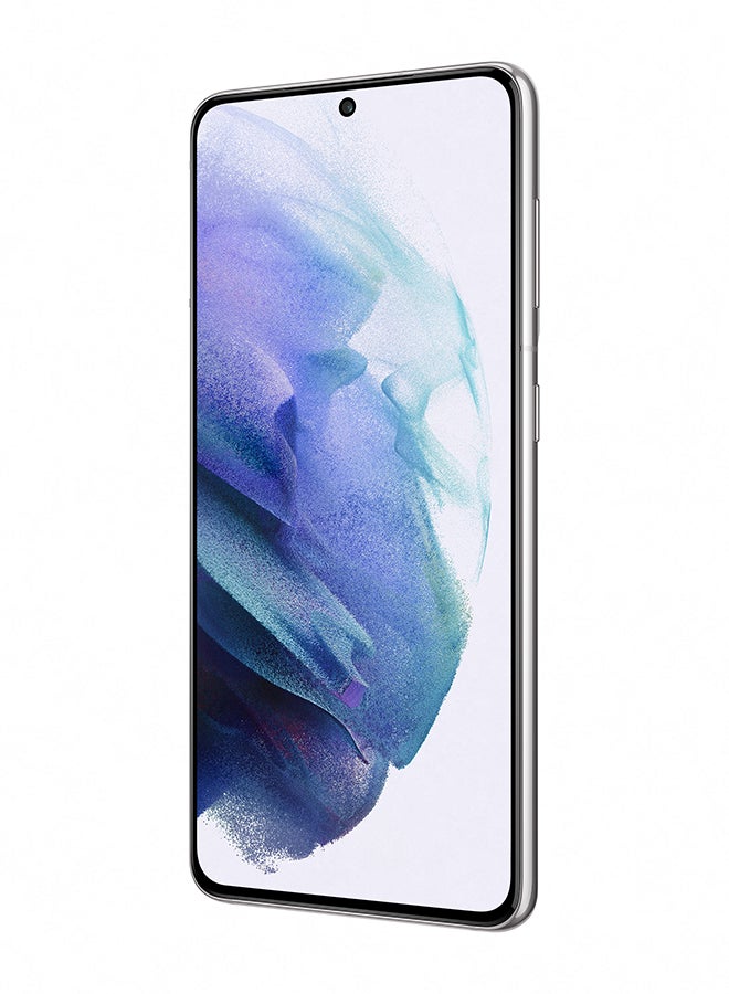 Samsung - Galaxy S21 Dual SIM Phantom White 8GB RAM 256GB 5G - Middle East Version - Image 1