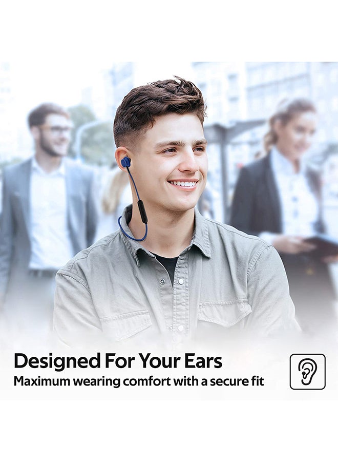 PROMATE - Dynamic Neckband Bluetooth v5.0 Magnetic Closure Secure Fit Headphones with Built-In Hi-Res Mic, In-Line Multifunctional Control and Long Playtime For Smartphones, Running, Tablet, iPod, Bali Blue - Image 1