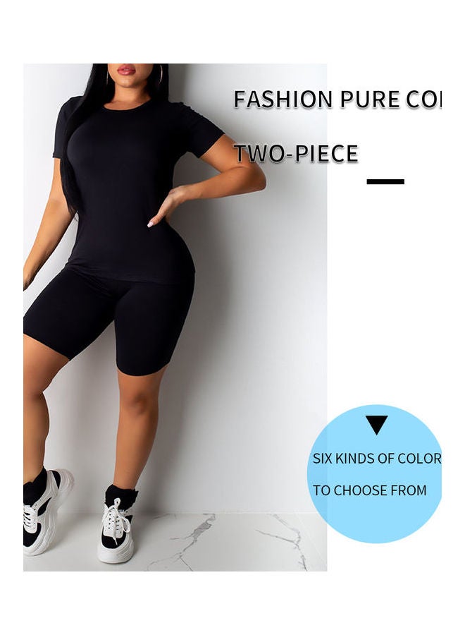 Generic - Polyester Solid Jumpsuit Black - Image 1