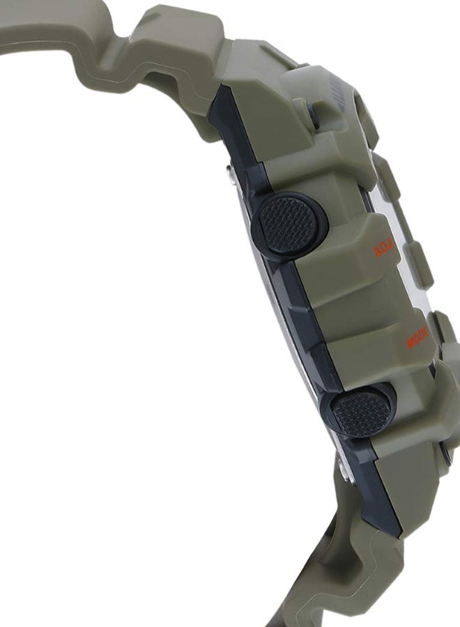 CASIO - Men's Resin Analog & Digital Watch HDC-700-3A2VDF - 49 mm - Green - Image 1