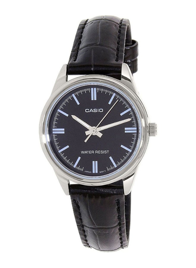 CASIO Women's Leather Analog Watch LTP-V005L-1AUDF  - Image 1