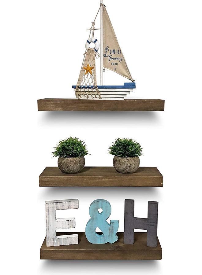 Roman Gifts Floating Shelf Dark Brown 30x23.5cm  - Image 5