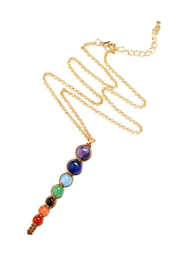 شاربدو قلادة بدلاية مرصعة بحجر الجمشت - Image 1