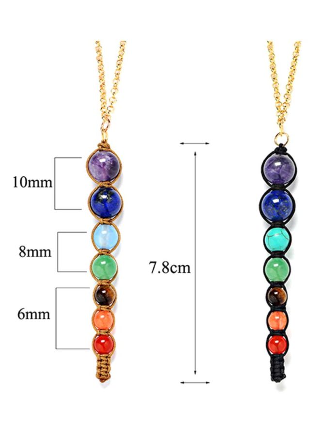 شاربدو قلادة بدلاية مرصعة بحجر الجمشت - Image 2