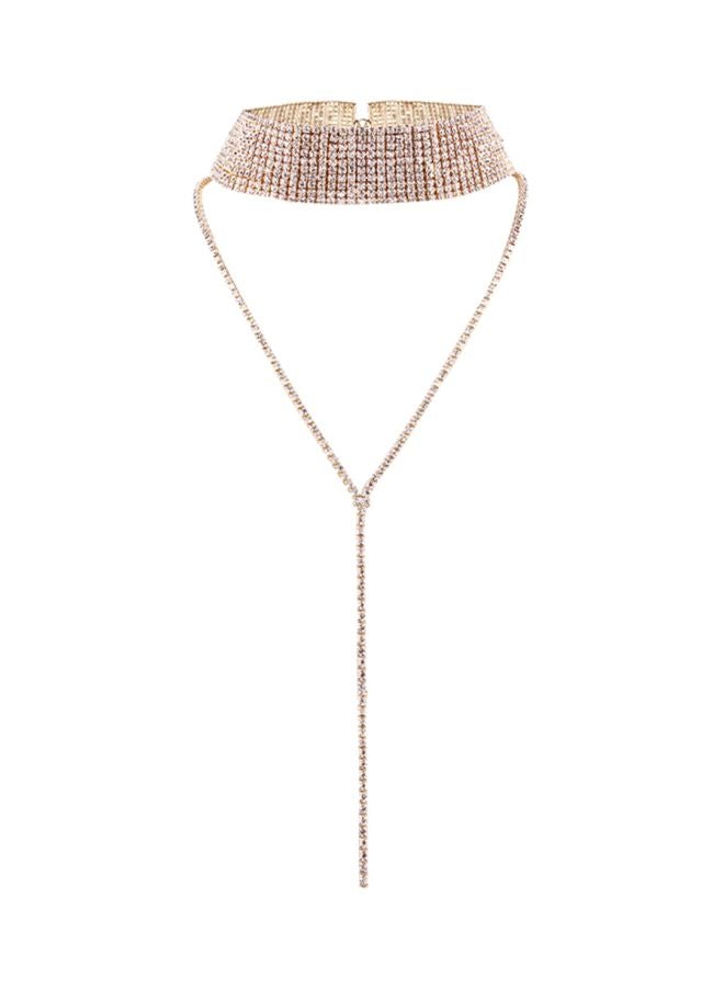 Sharpdo Layered Lariat Choker Necklace  - Image 1