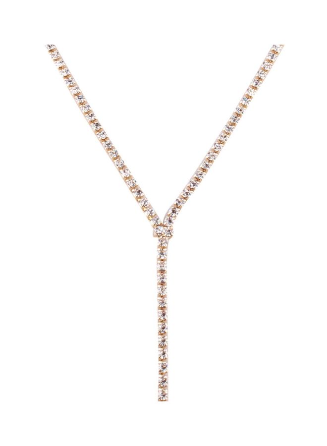 Sharpdo Layered Lariat Choker Necklace  - Image 2