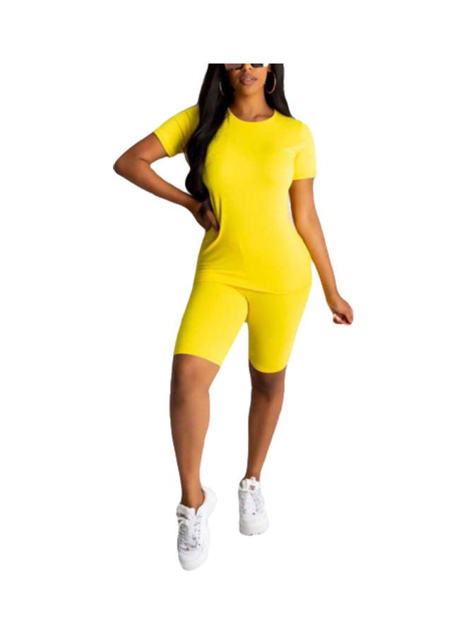 Generic - Polyester Solid Jumpsuit Flourescent Green - Image 1