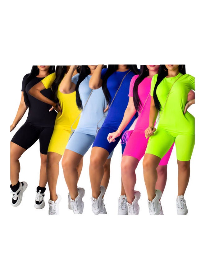 Generic - Polyester Solid Jumpsuit Flourescent Green - Image 1
