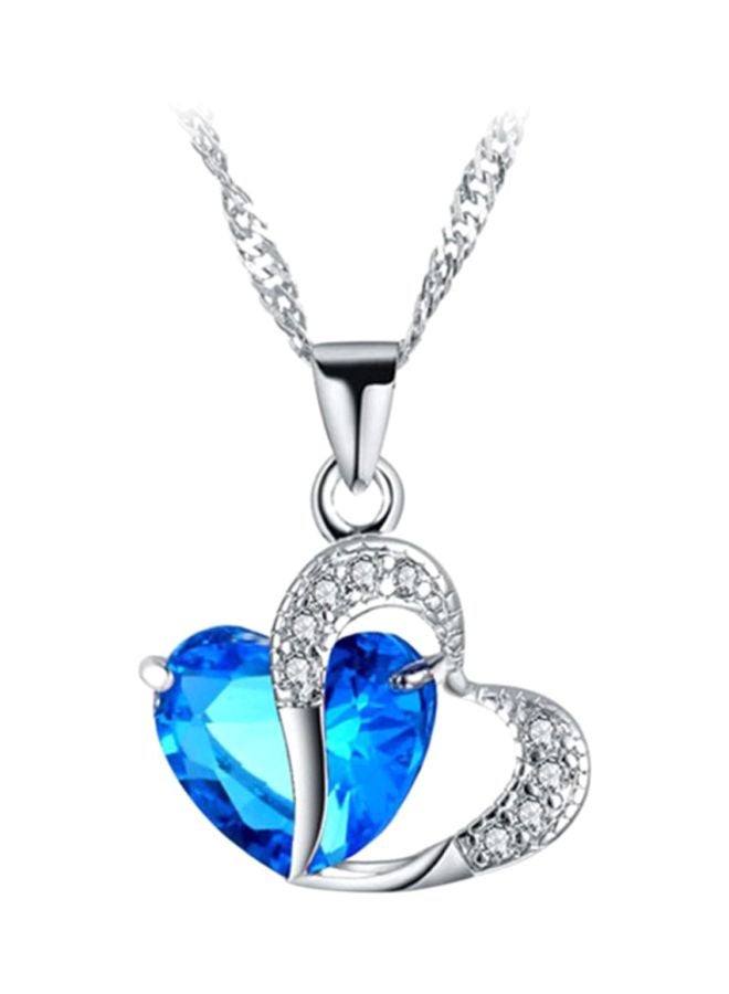 Cool Baby Heart Shape Crystal Pendant Necklace