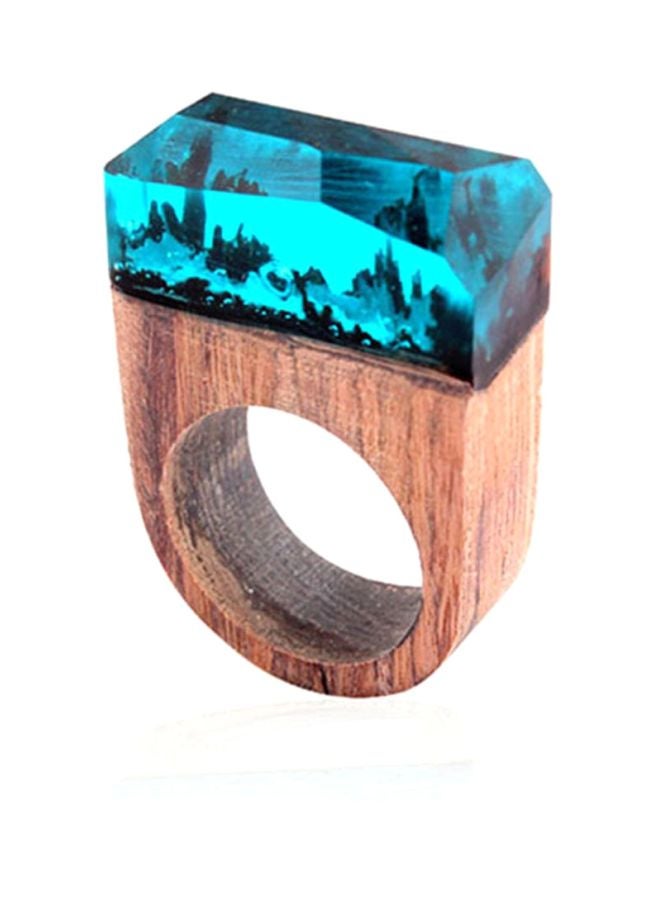 Sharpdo Gloss Ink Pattern Resin Ring - Image 2
