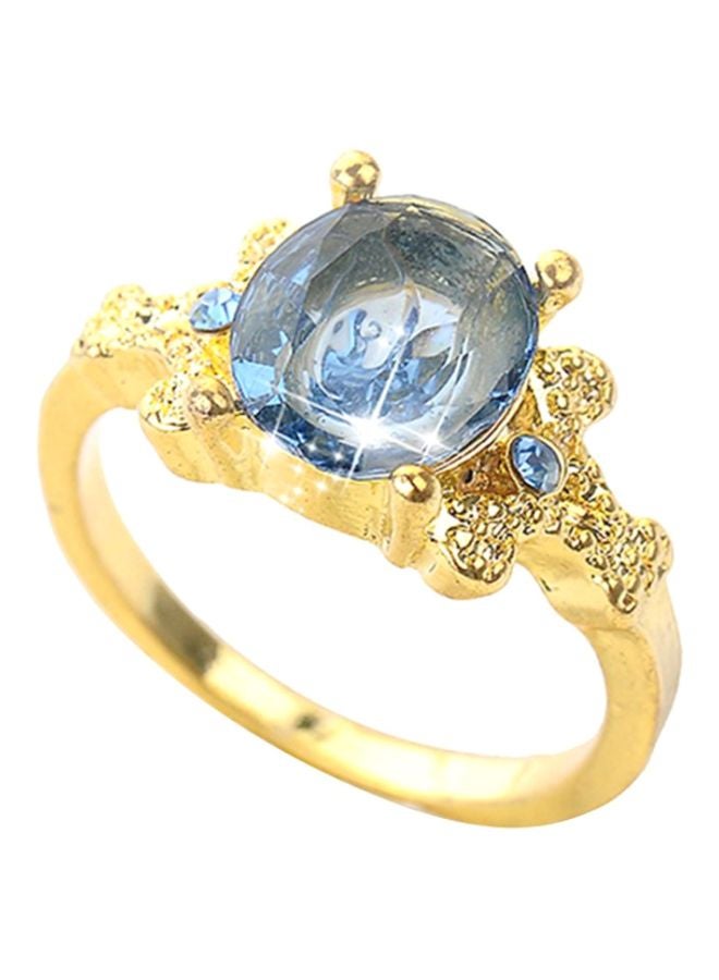 خاتم مزين بحجر الراين