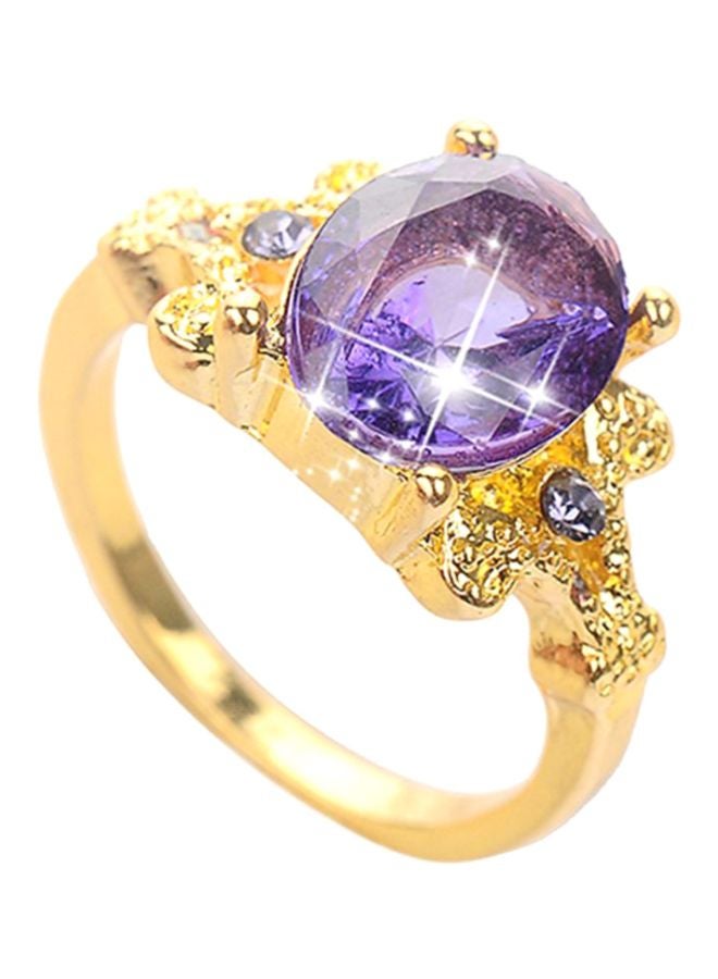 Rhinestone Studded Ring