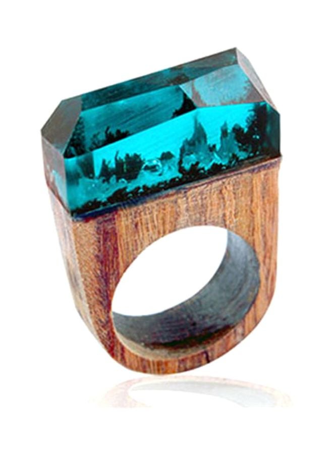 Sharpdo Gloss Ink Pattern Resin Ring - Image 3