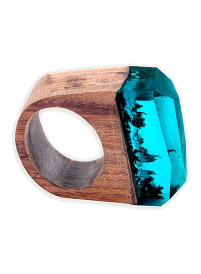 Sharpdo Gloss Ink Pattern Resin Ring - Image 4