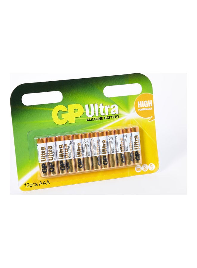 Home Box 12-Piece Ultra Alkaline AAA Batteries Multicolour  - Image 4