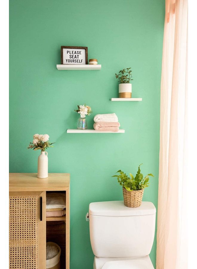 Roman Gifts Floating Shelf White 60x23.5cm  - Image 4