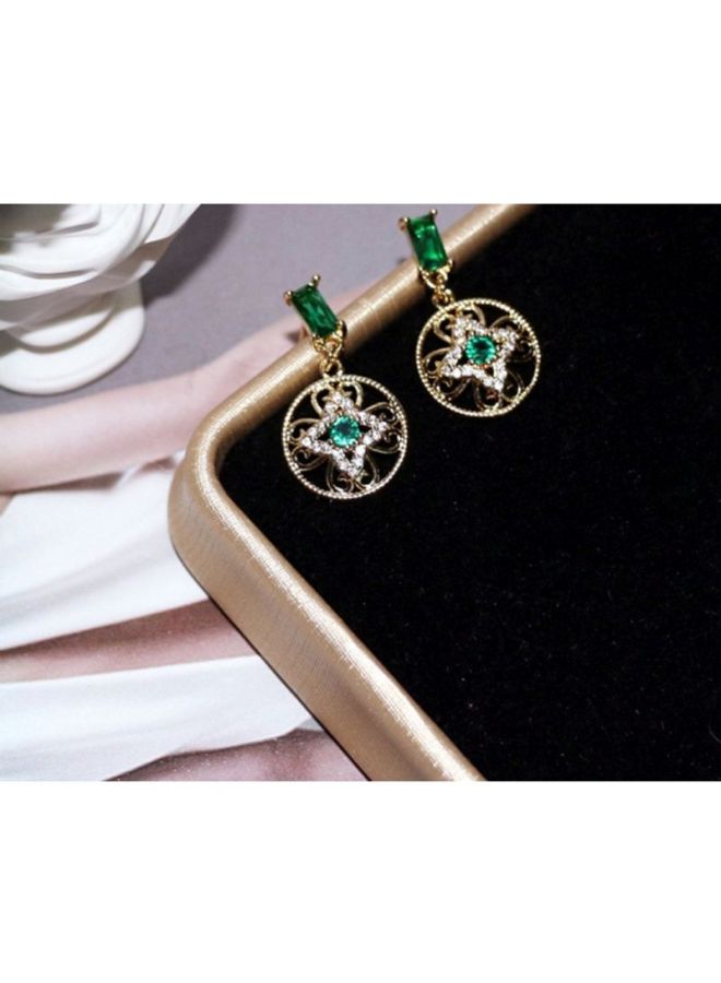 J&J - Hollow Lace Dangle Earrings - Image 1