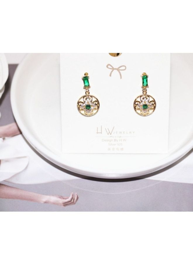 J&J - Hollow Lace Dangle Earrings - Image 1