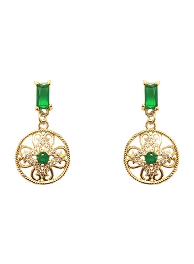 J&J - Hollow Lace Dangle Earrings - Image 1