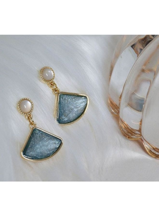J&J Gemstone Studded Dangle Earrings - Image 3