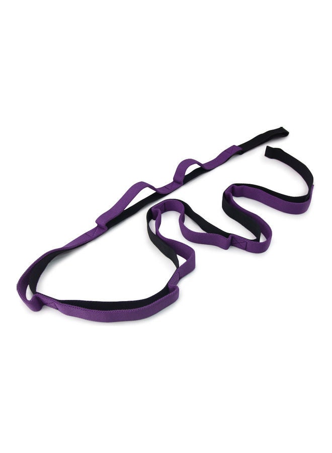 جوريكس حزام يوغا لتمارين التمدد بحلقة على شكل حرف D قابل للتعديل. - Image 2