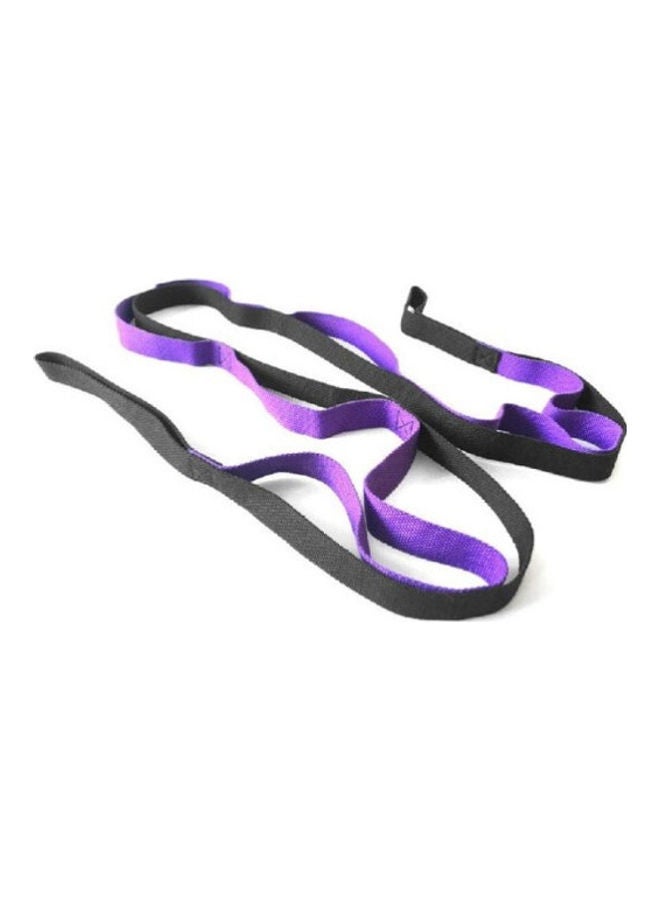 جوريكس حزام يوغا لتمارين التمدد بحلقة على شكل حرف D قابل للتعديل. - Image 4