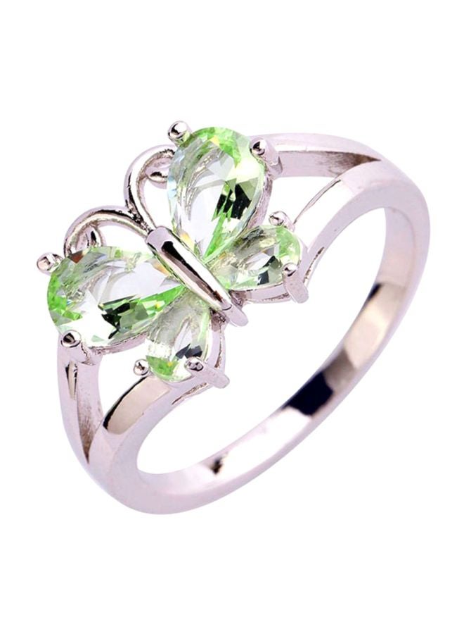 Sharpdo Rhinestone Studded  Ring - Image 1