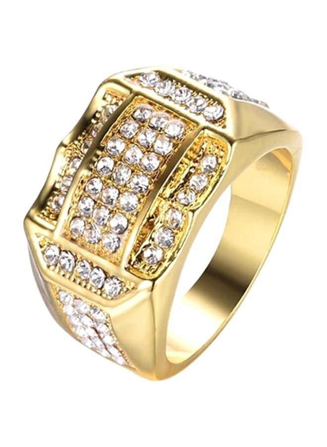 Sharpdo Rhinestone Studded Ring - Image 1