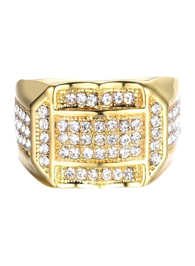 Sharpdo Rhinestone Studded Ring - Image 2