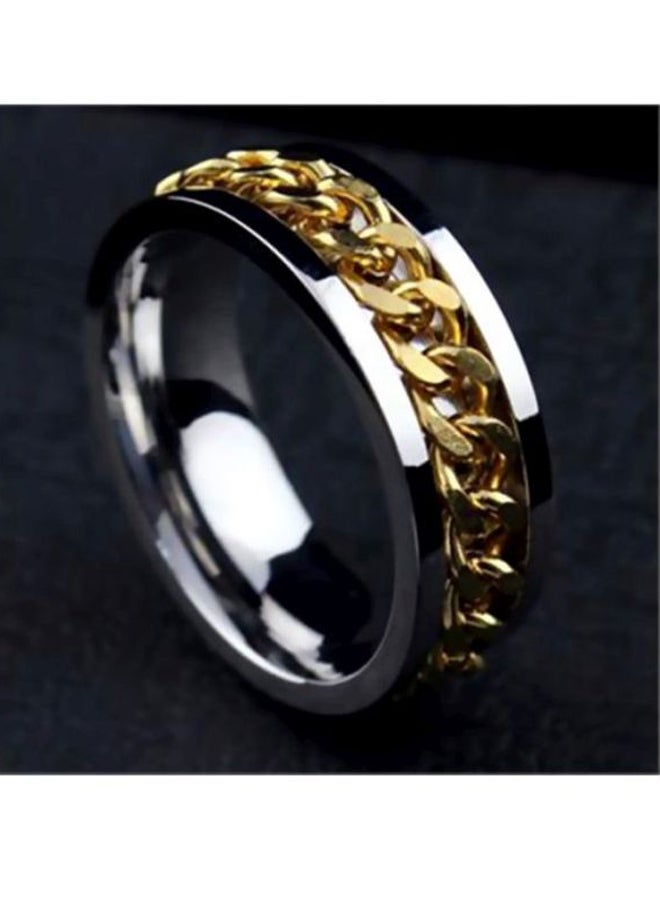 شاربدو خاتم حلقي معدني - Image 3