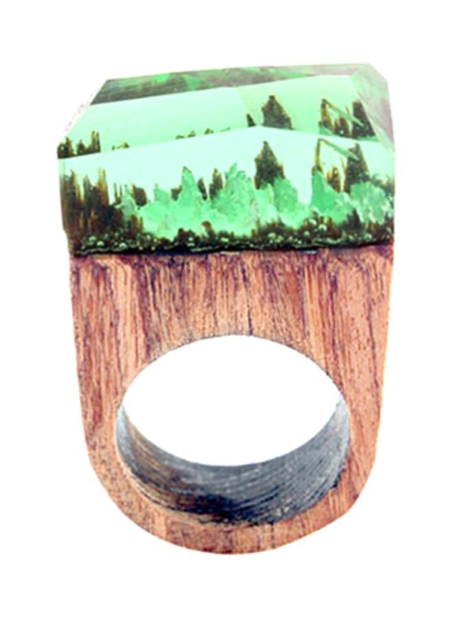 Sharpdo Gloss Ink Pattern Resin Ring - Image 1
