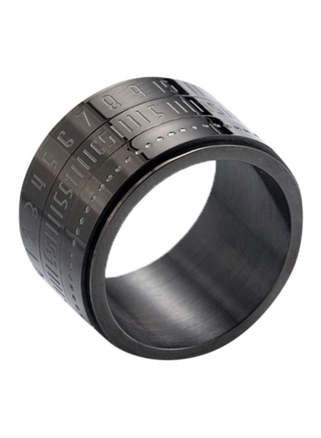 شاربدو خاتم مستدير من الفولاذ والتيتانيوم - Image 3