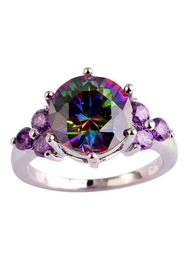 Sharpdo Rhinestone Studded Ring - Image 2