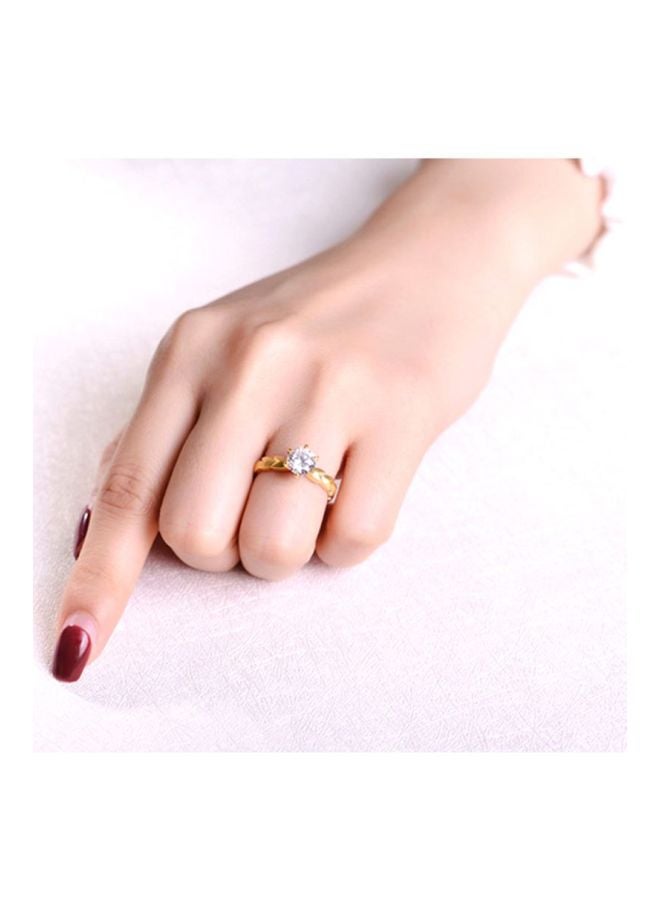 Sharpdo Rhinestone Studded Ring - Image 4