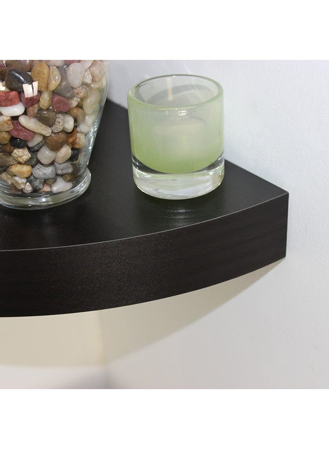 Roman Gifts Corner Wall Shelves Dark Brown 30×30cm  - Image 3