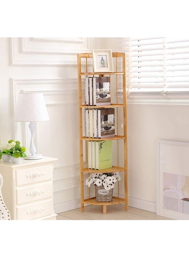 Roman Gifts 5-Tier Corner Shelf Brown 32x32x150cm  - Image 2
