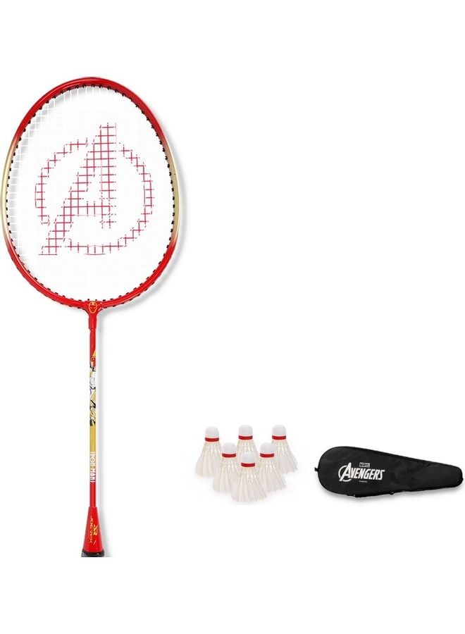 Marvel Iron Man 2 Piece Badminton Racquet 26inch