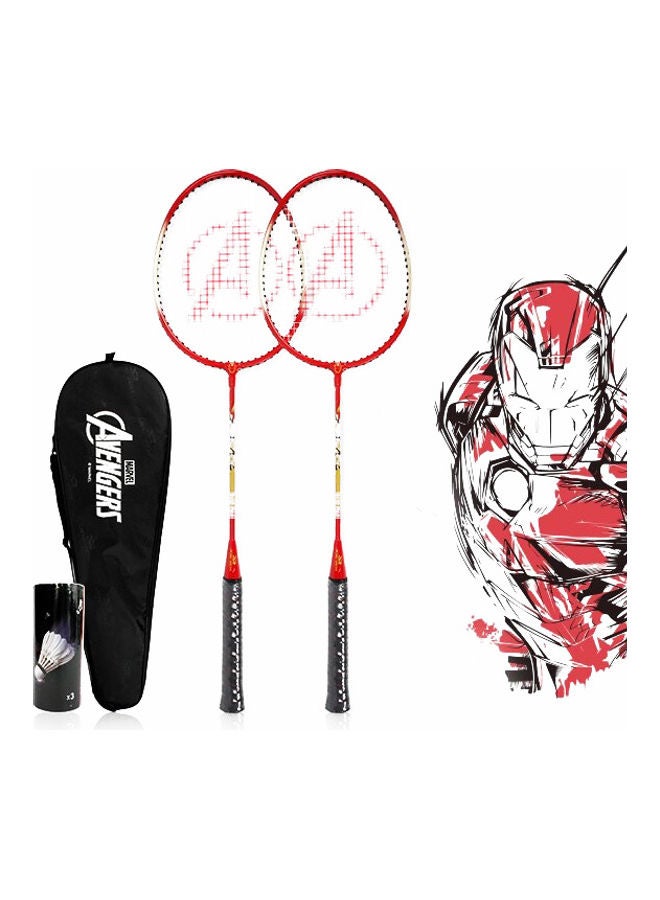 Marvel Iron Man 2 Piece Badminton Racquet 26inch