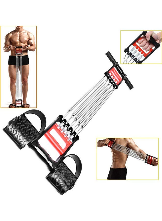 جوريكس شريط تدريب متعدد الوظائف 3 في 1 لتمارين توسعة عضلات الصدر و5 أشرطة مقاومة . - Image 5