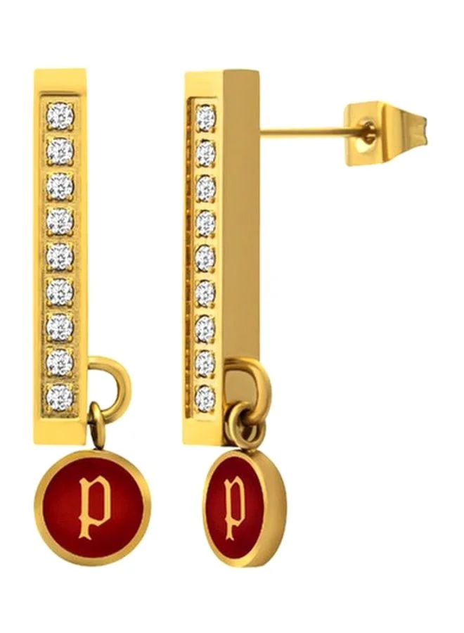 POLICE Boracay Stainless Steel Drop Earrings