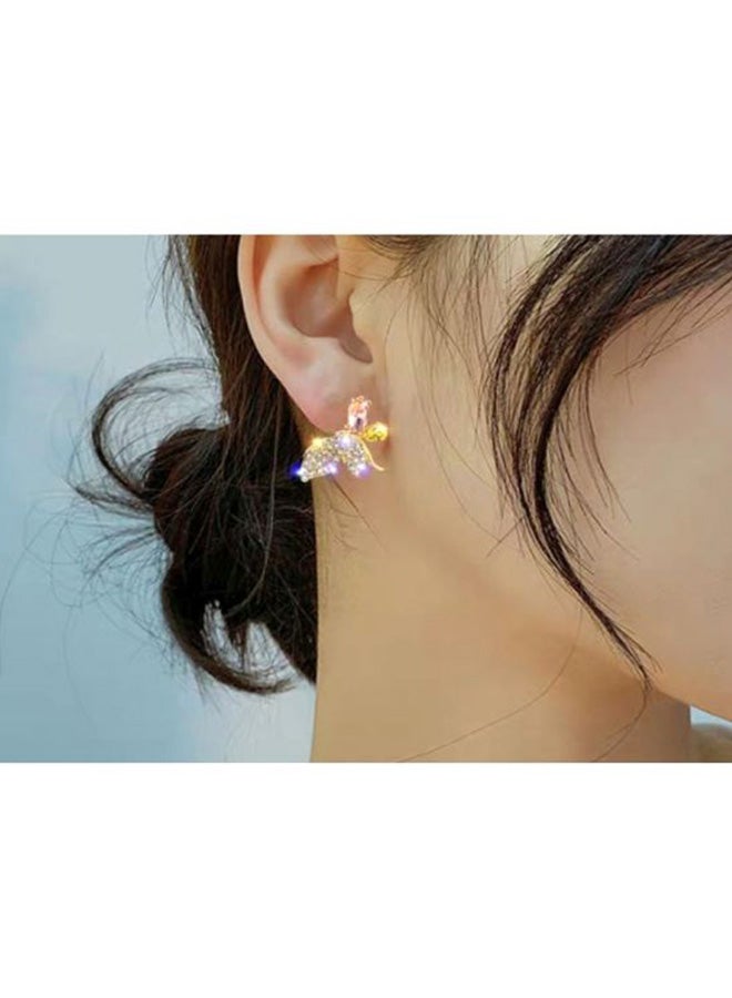 J&J - Crystal Butterfly Full Diamond Earrings - Image 1