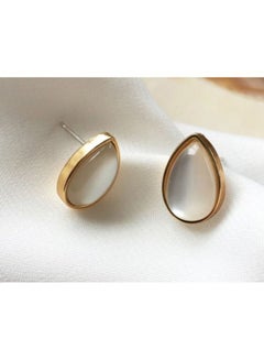 Water Drop Design Stud Earrings - v1610378801/N41538115A_3