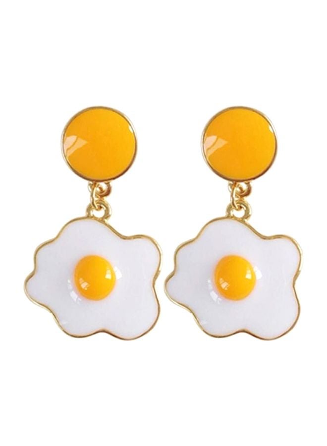 J&J Korean Style Poached Egg Earrings  - Image 1