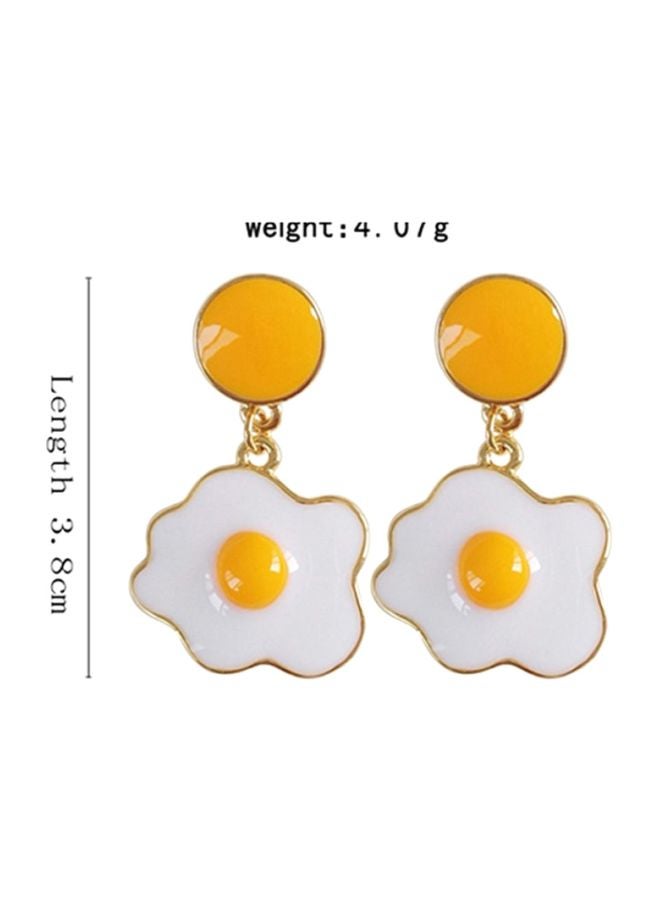 J&J Korean Style Poached Egg Earrings  - Image 2