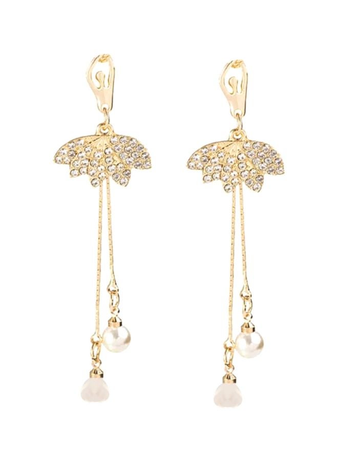 J&J 925 Silver Needle Ballet  Dangle Earrings  - Image 1