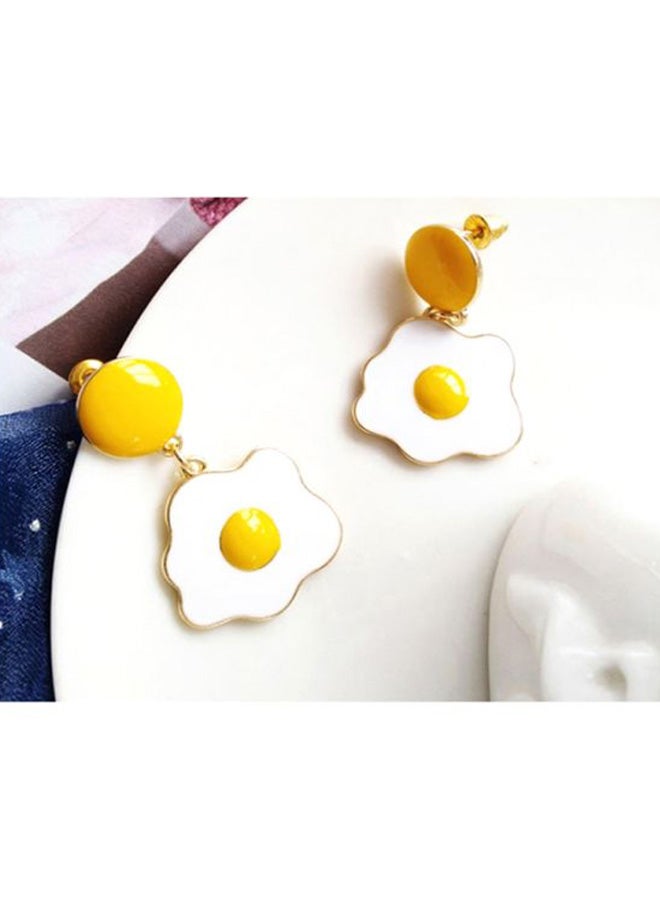 J&J Korean Style Poached Egg Earrings  - Image 3