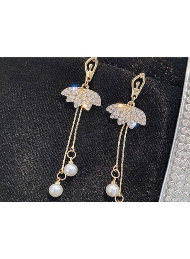 J&J 925 Silver Needle Ballet  Dangle Earrings  - Image 2