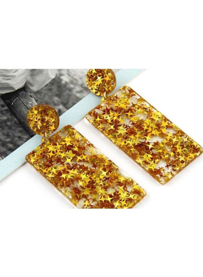 J&J Sequins Star Dangle Earrings  - Image 2